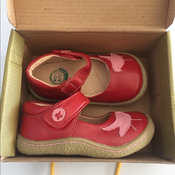 Livie & Luca NEW in Box RED Pio Pio shoes size 7 - Picture 5 of 10